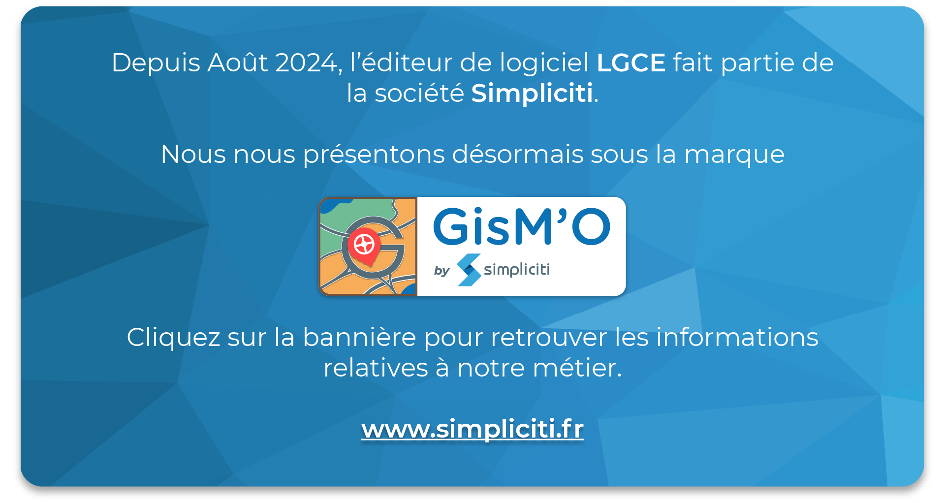 GisMo rejoint Simpliciti, retrouvez toutes nos offres sur simpliciti.fr
